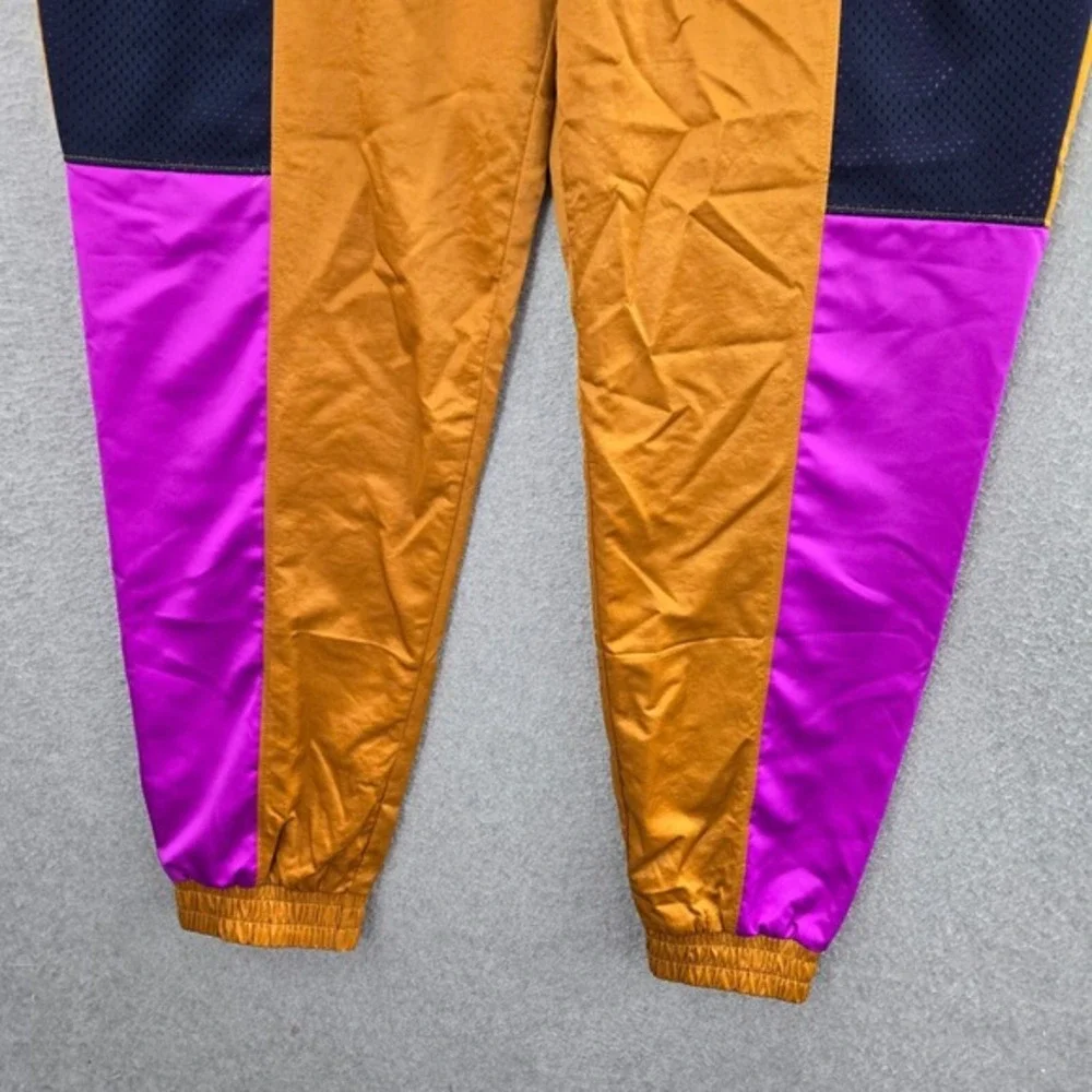 Air Jordan Men Activewear Pants Medium Orange‎ Colorblock Jogger Flight Colorful